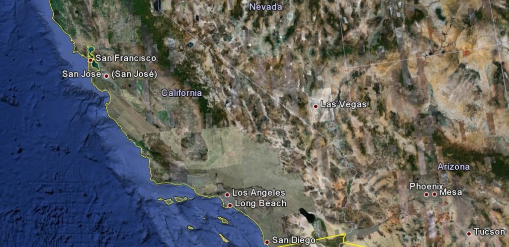 Google Earth ouest américain